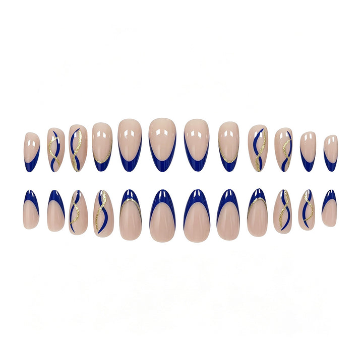Artistic French Tip Nail Enhancements Kalsten
