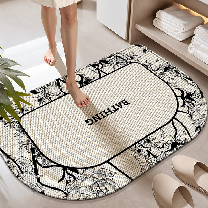 Plush Bath Mat Kalsten