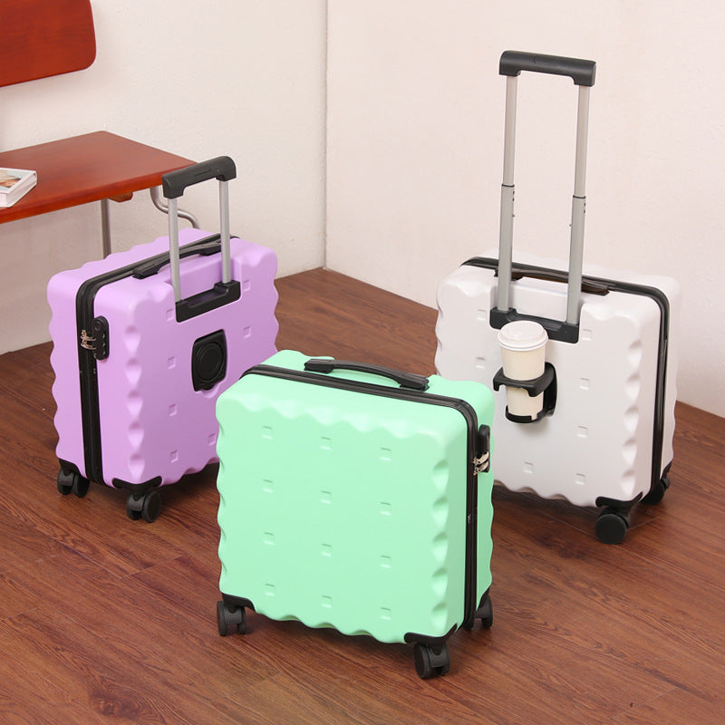 Innovative Beverage Holder Rolling Luggage Kalsten