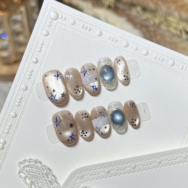 Celestial-Inspired Press-On Nail Set Kalsten