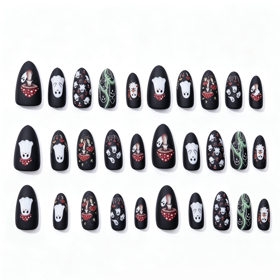 Creative Halloween Themed Press-On Nail Art Kalsten