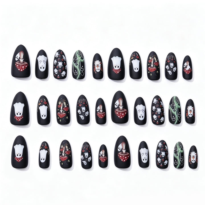 Creative Halloween Themed Press-On Nail Art Kalsten
