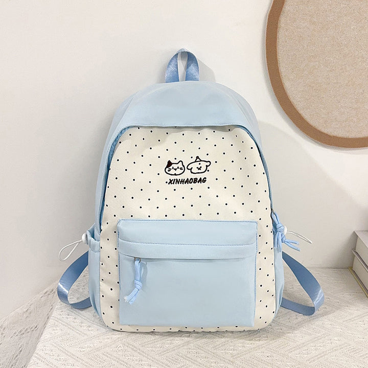 Casual Polka Dot Backpack