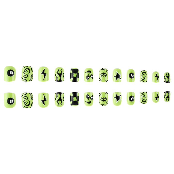 Artistic Graphic Press-On Nails Kalsten