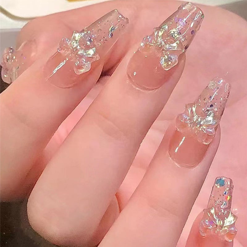 Artificial artificial nails with heart design Kalsten