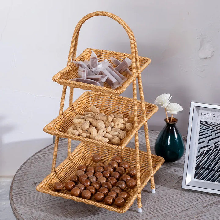 Handcrafted Woven Serving Basket Kalsten