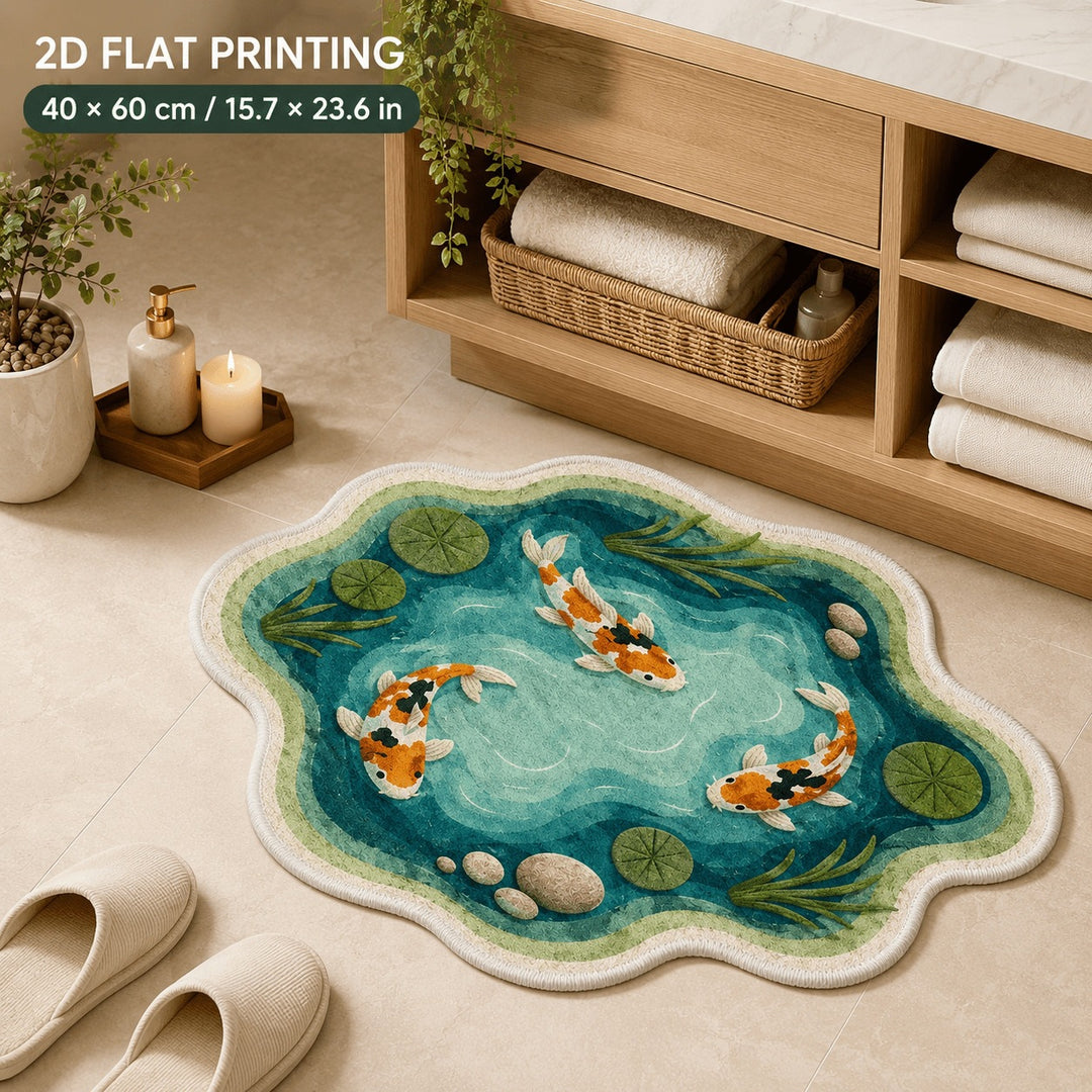 Playful Cat-Shaped Area Rug