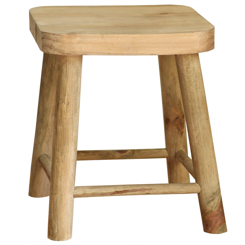 Handcrafted wooden stool Kalsten