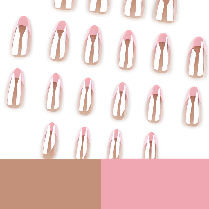 Artistic stiletto nails with gloss and transparency effects Kalsten
