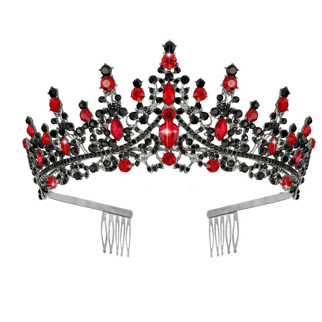 Ladies Rhinestone Tiara with Sparkling Gemstones Kalsten