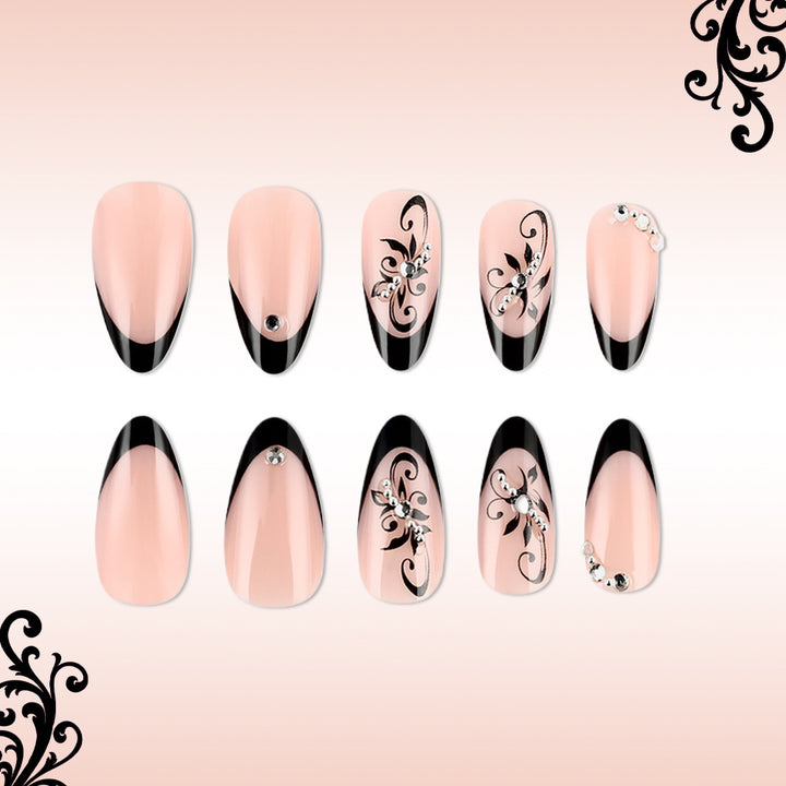 Elegant Sculpted Stiletto Press-On Nails Kalsten
