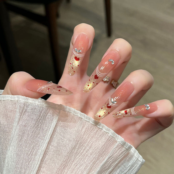 Artistic Ocean-Inspired Press-On Nail Design Kalsten