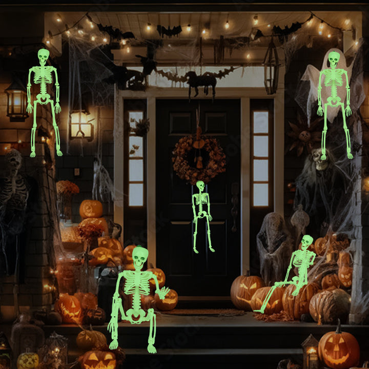 Glow-in-the-Dark Skeleton Decorations Kalsten