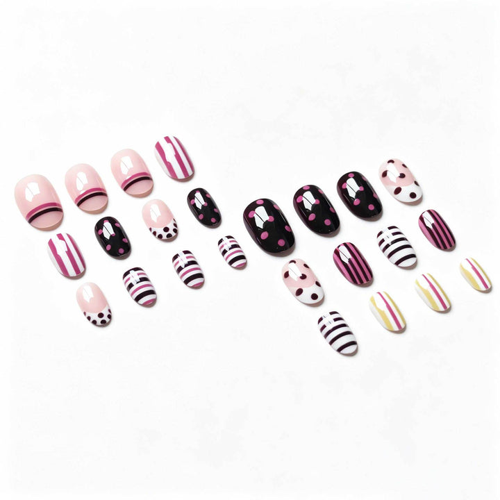 Artistic Chocolate-Themed Nail Art Kit