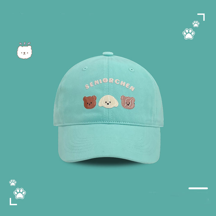 Fun Embroidered Animal Cap