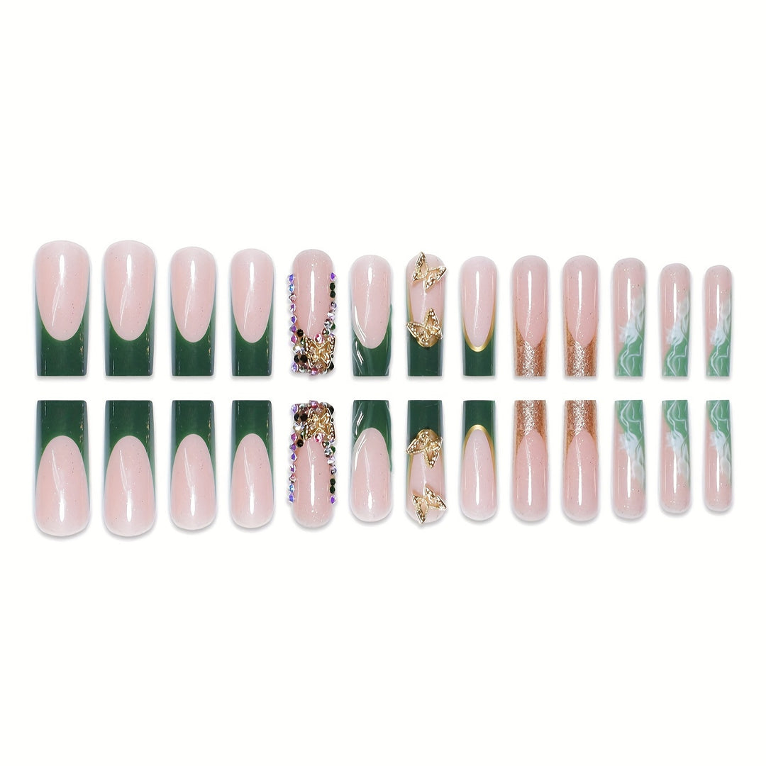 Artistic 3D Butterfly Nail Extensions Kalsten