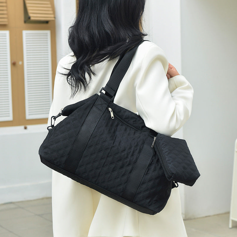 Multi-Functional Quilted Travel Duffle Bag Kalsten