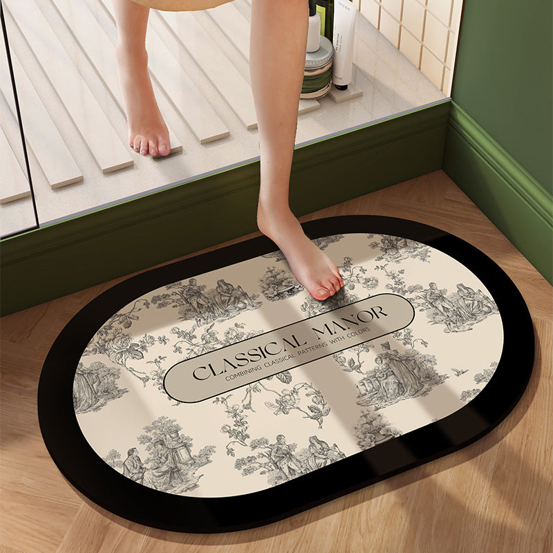 Decorative Bath Mat Kalsten