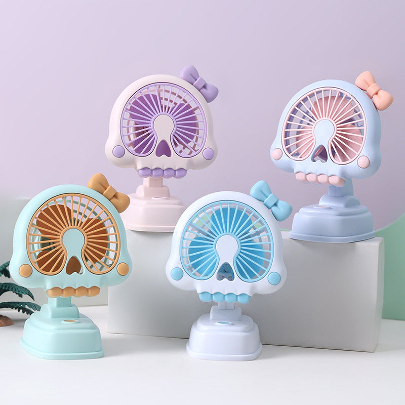 Cartoon Skull-Themed Desk Fan Kalsten