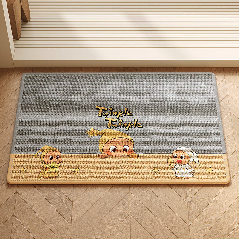 Cartoon Adventure Welcome Mat