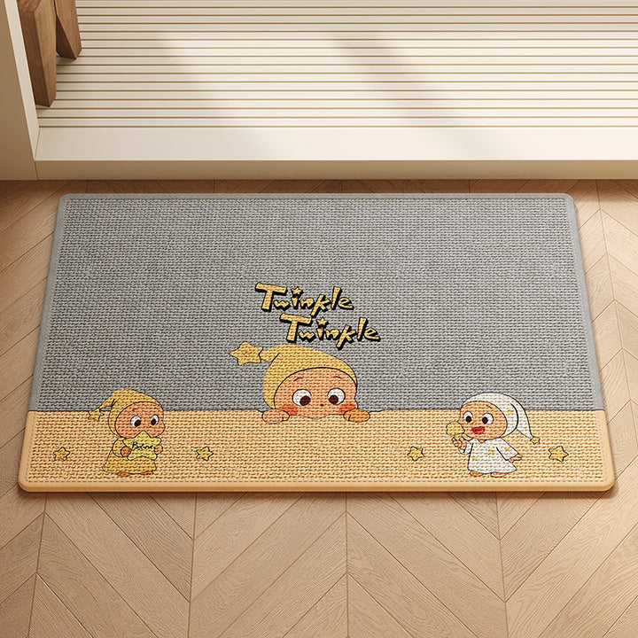 Cartoon Adventure Welcome Mat