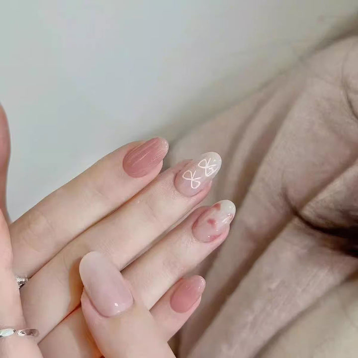 Decorative Character-Themed Press-On Nails with 3D Elements Kalsten