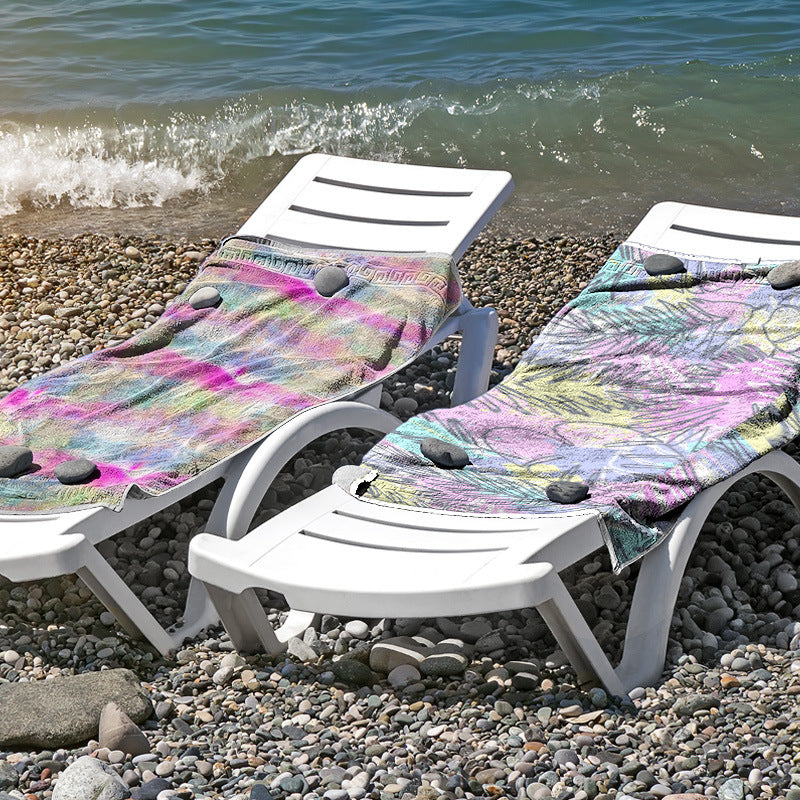 Beach towel made of skin-friendly microfiber with a creative pattern mix Kalsten
