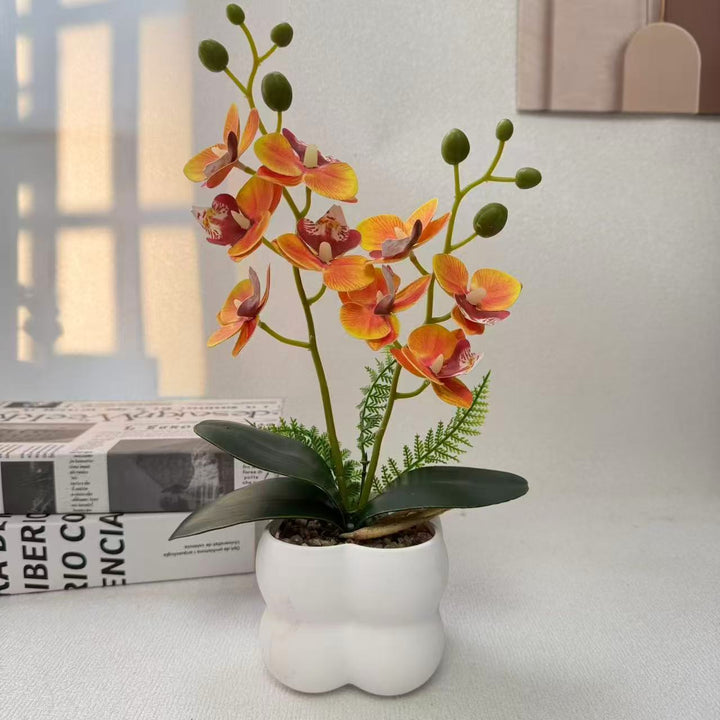 Decorative Artificial Orchid for Indoor Home Display