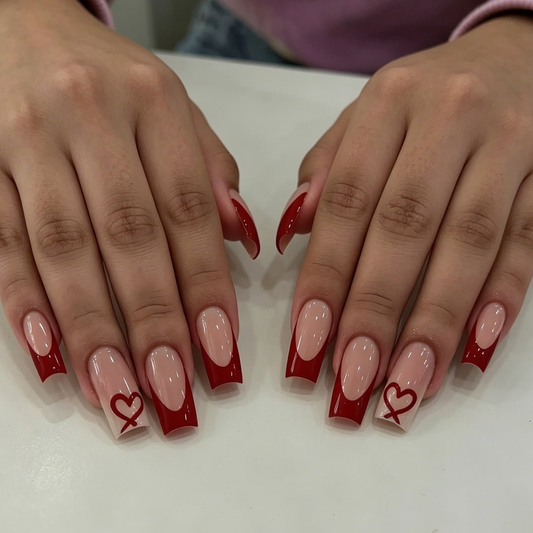 Artistic Decorative Press-On Nail Set Kalsten