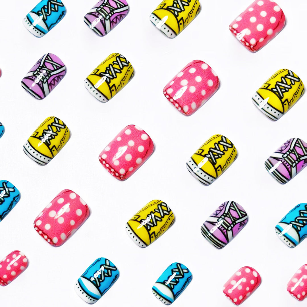 Creative Sneaker Nail Design Kalsten