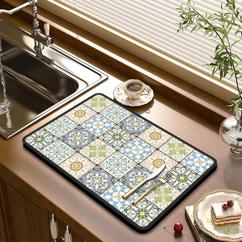 Artistic Kitchen Floor Mat