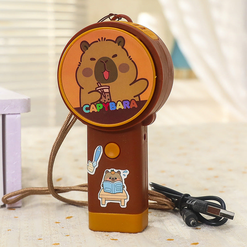 Portable Usb Mini Fan with Creative Capybara Design Kalsten