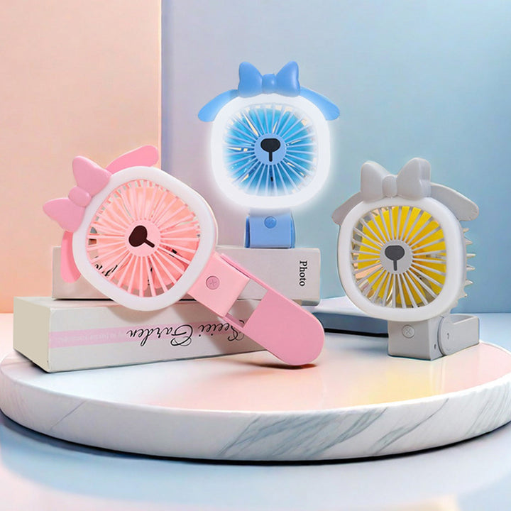 Women Portable USB Mini Fan with Cute Design Kalsten