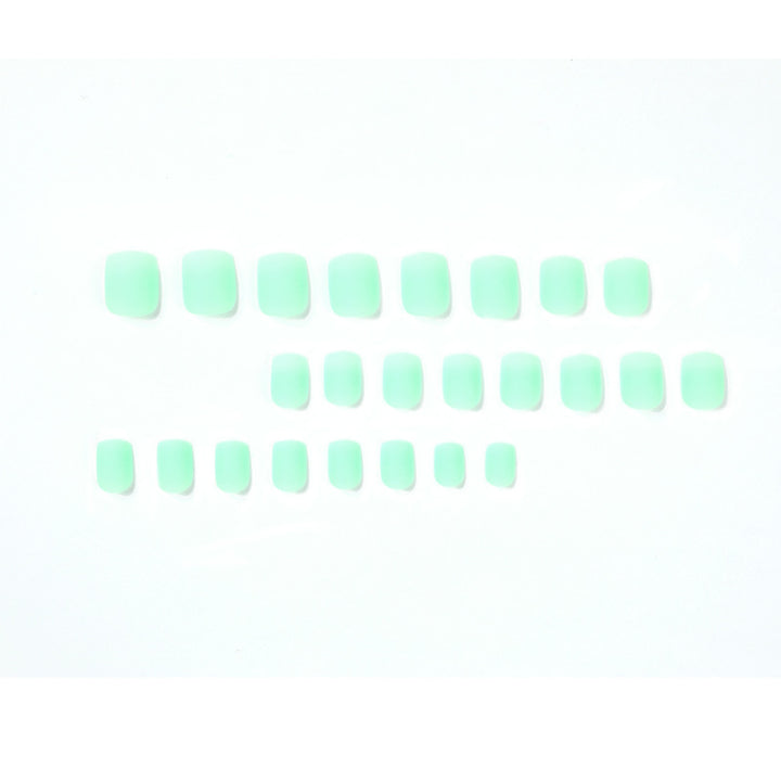 Fashionable nail art with matte finish and heart design Kalsten