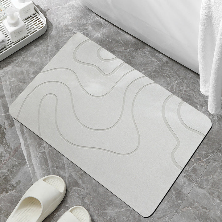 Modern Abstract Non-Slip Bathroom Mat