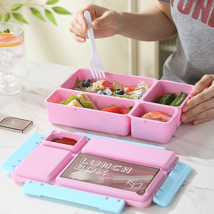 Multi-Compartment Meal Prep Lunch Box with Airtight Seal