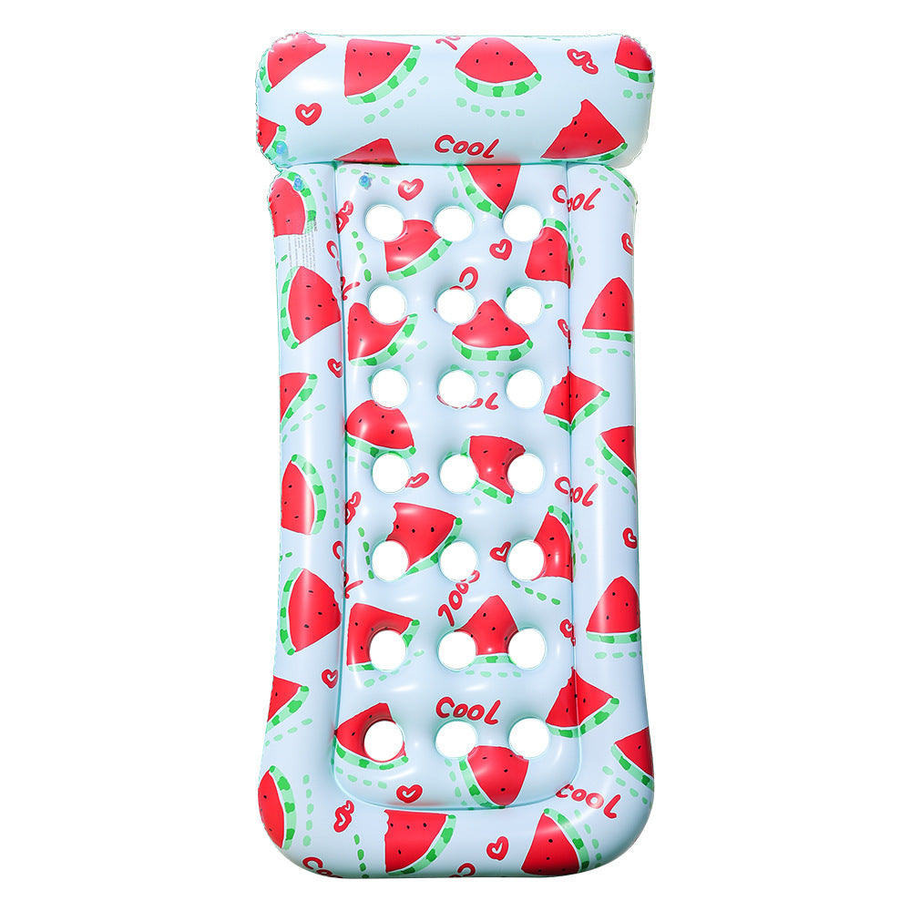 Women's Inflatable Swimming Ring with Watermelon Design Kalsten