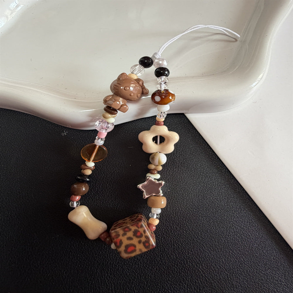 Decorative Charm Beaded Lanyard Kalsten