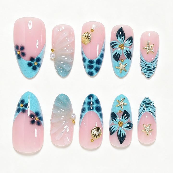 Artistic Long Acrylic Nail Tips Kalsten