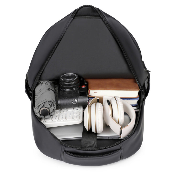 Elegant backpack with padded laptop compartment and numerous storage options Kalsten