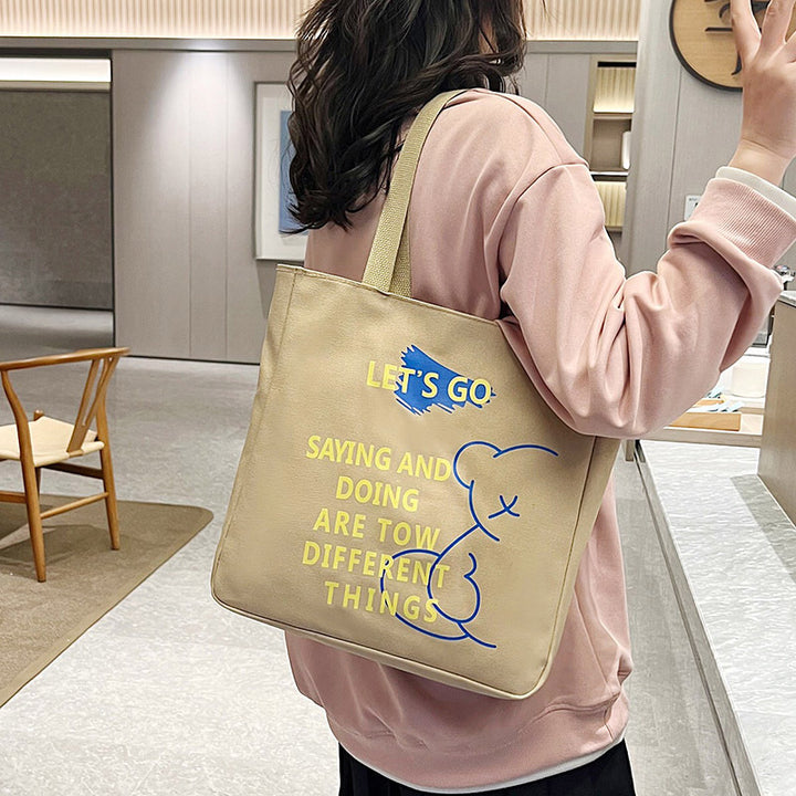 Playful Graphic Tote Bag