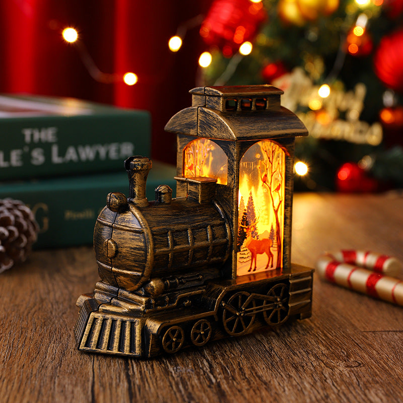 Nostalgic Christmas Train Lantern Kalsten