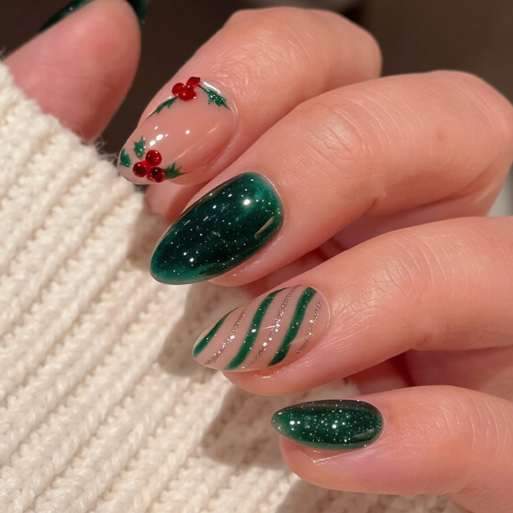 Festive Holiday Nail Art Wraps Kalsten