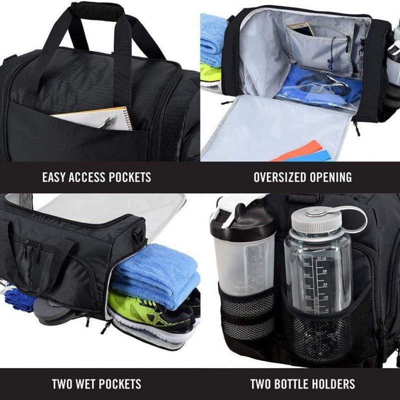 Multi-Pocket Utility Travel Duffel Bag Kalsten