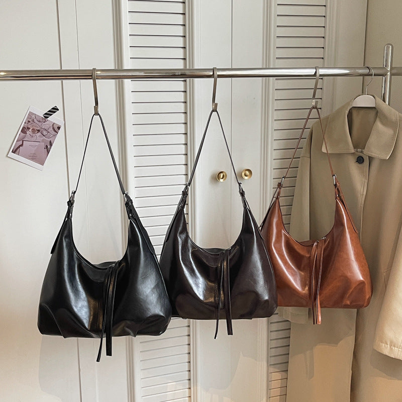 WoLuxurious Soft Leather Shoulder Bag Kalsten