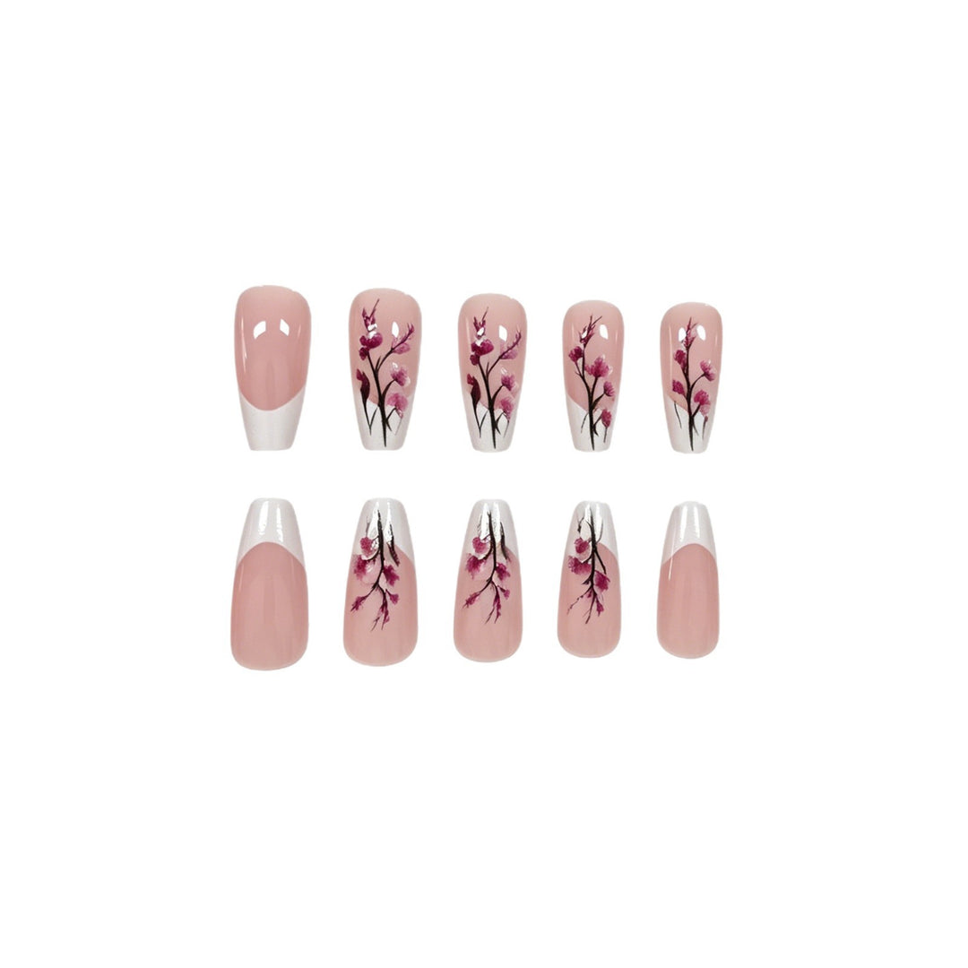 Floral Art Acrylic Nail Enhancements Kalsten 1789915863
