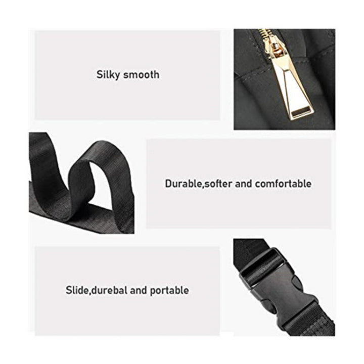Fashionable hip bag with multiple compartments Kalsten