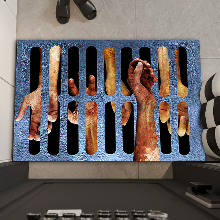 Horror-Themed Decorative Floor Mat