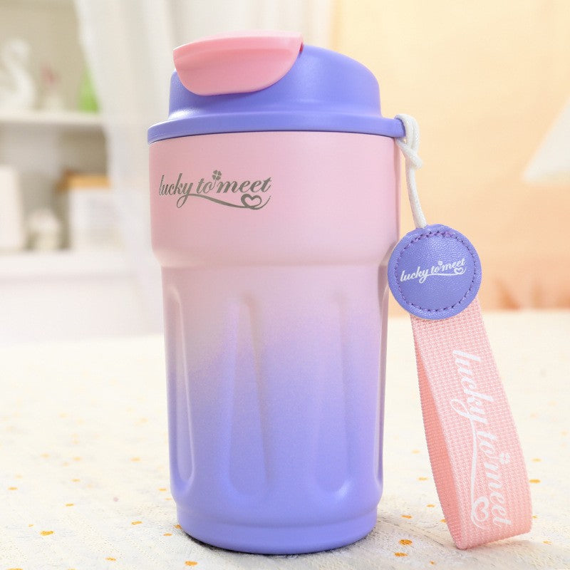 Women's insulated drinking bottle with practical flip top Kalsten