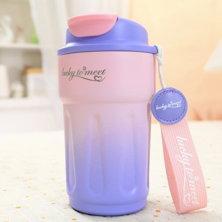 Women's insulated drinking bottle with practical flip top Kalsten